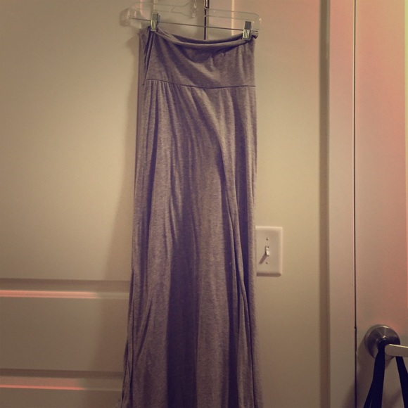 XS LuLaRoe Solid Gray Maxi