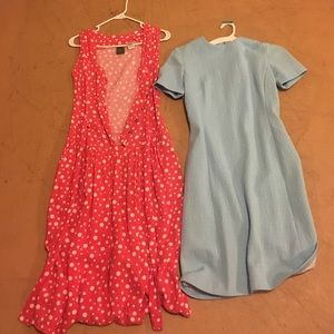 Two ladies dresses.
