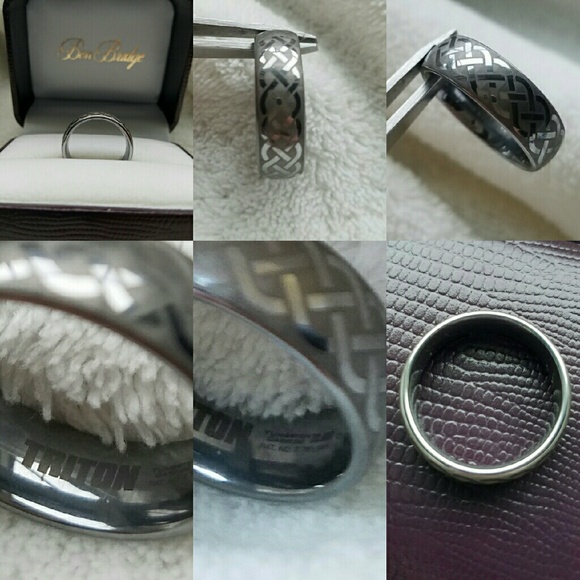 7mm Triton Tungsten carbide man's wedding band