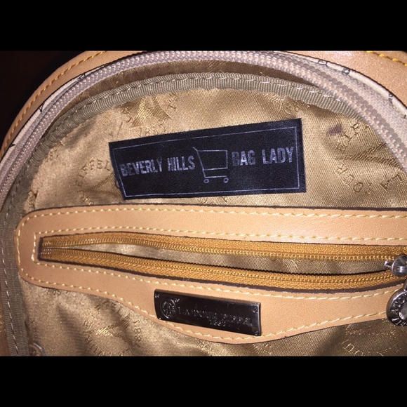 beverly hills bag lady Bags Beverly Hills Bag Lady Cream Backpack
