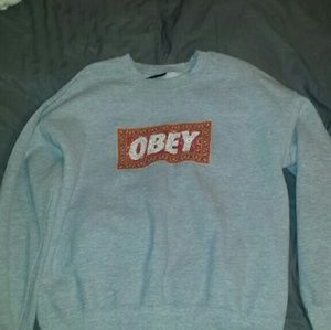 OBEY Gray Sweater