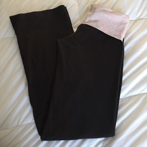 Victoria's Secret Pink black yoga pants
