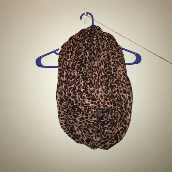 Pac Sun cheetah print infinity scarf