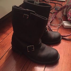 Veronica slouch short frye boot