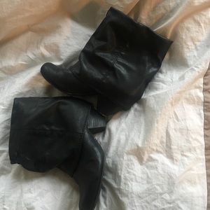 Black ALDO booties