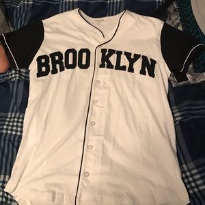 Button up baseball jersey