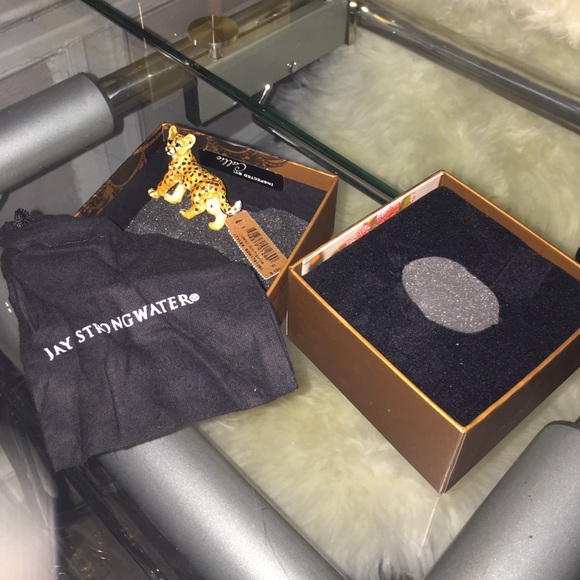 Jay Strongwater Cheetah Mini Figurine - Picture 4 of 4