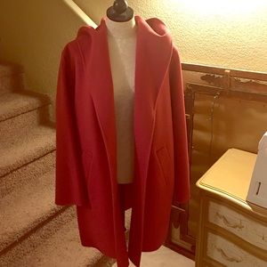 Raspberry Pink Wool Coat