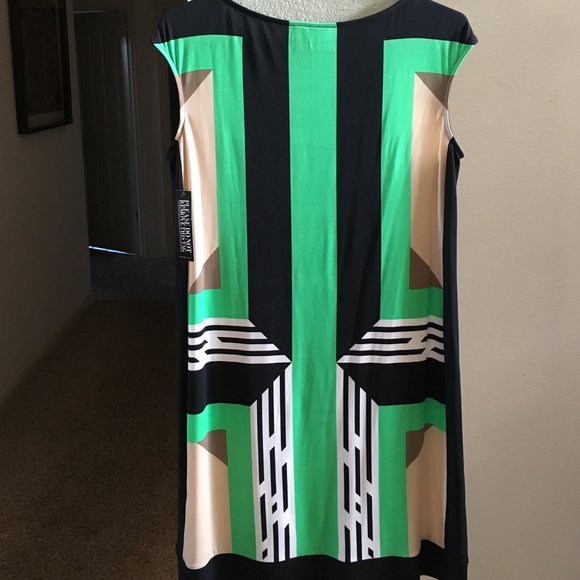 Geometric, Color Block Dress - Picture 4 of 4
