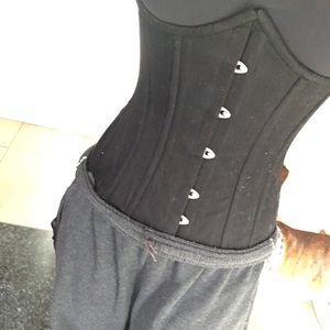 Steel-boned corset