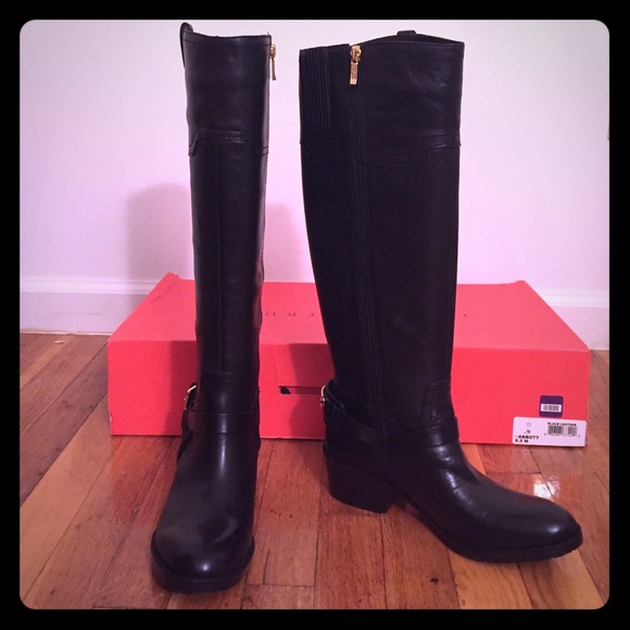 Ivanka Trump Abbott Black Leather Boots 6.5 NWB