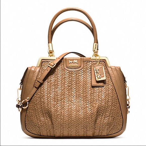 Coach Madison Pinnacle Woven Lilly Satchel
