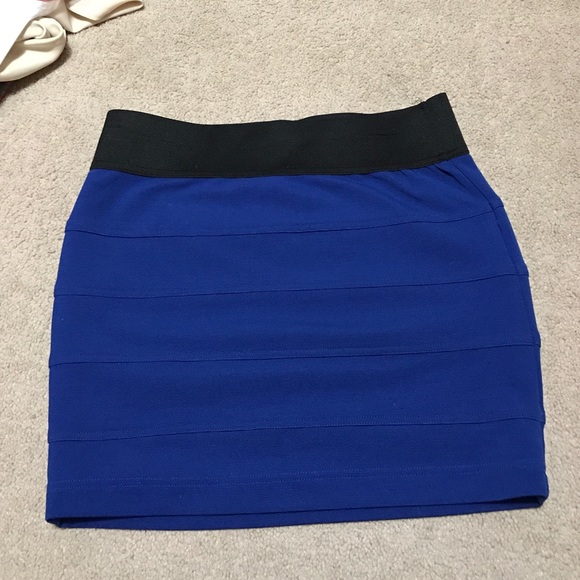 Blue skirt