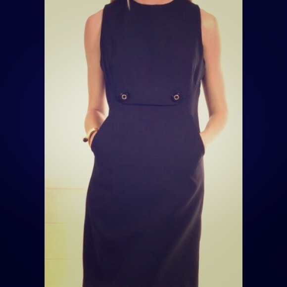 Tory Burch Shift dress sleeveless in black - Picture 1 of 4