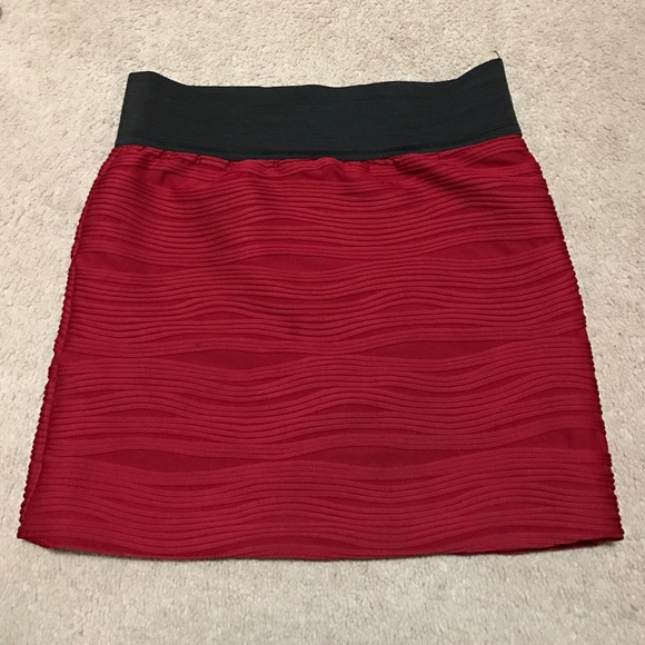Red skirt
