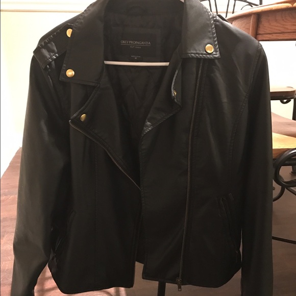Obey Leather Jacket