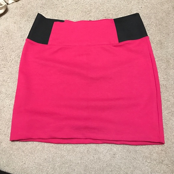 Pink skirt