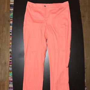 Peach coloured pants