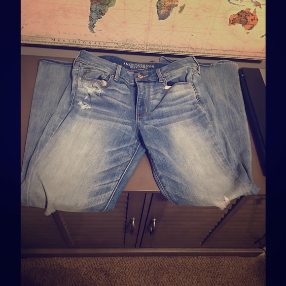 American Eagle Hi-rise Boho Artist