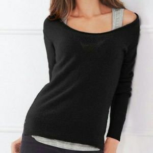 Victoria's Secret open neck off shoulder sweater