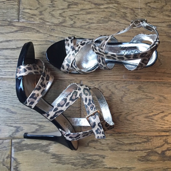 Leopard Strappy Heels