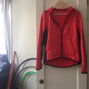 Nike thermafit red zip up