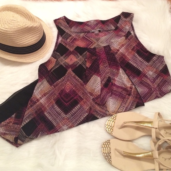 Roz & Ali Tops - Precious Sleeveless Multi Color Top