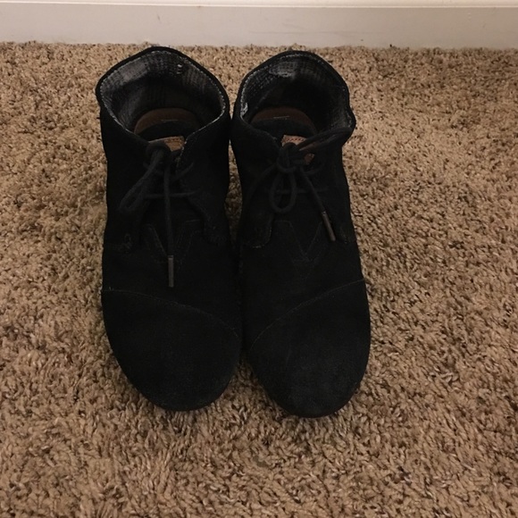 Tom suede wedge boots