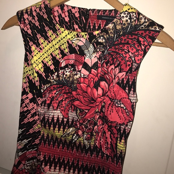 Mini Straight Patterned Dress - image 2