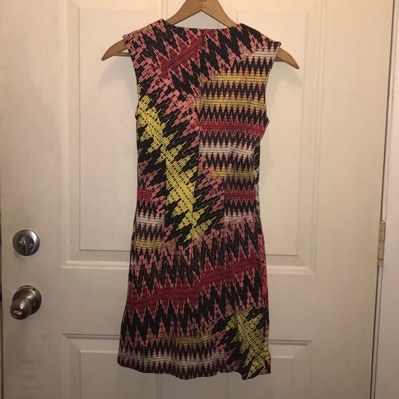 Mini Straight Patterned Dress - image 3