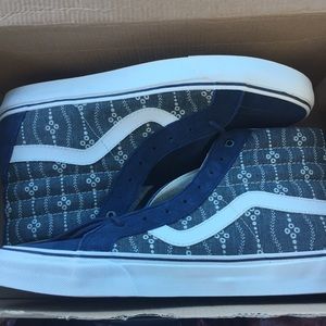 Vans Shoes - Vans Indigo Leather Hightops Vans Shoes - Vans Indigo Leather Hightops