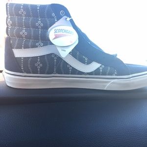 Vans Shoes - Vans Indigo Leather Hightops Vans Shoes - Vans Indigo Leather Hightops