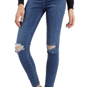 TopShop Leith Ripped Jeans