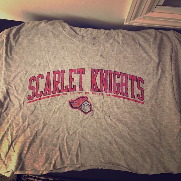 Rutgers crop t shirt