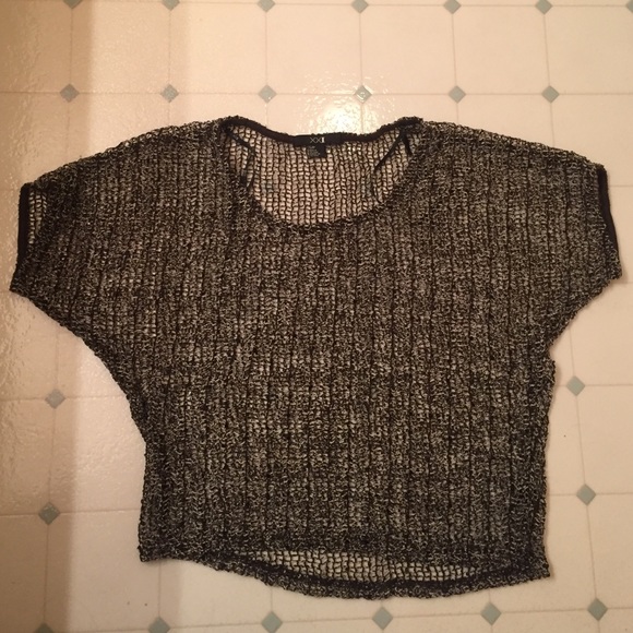 Forever 21 netted crop top