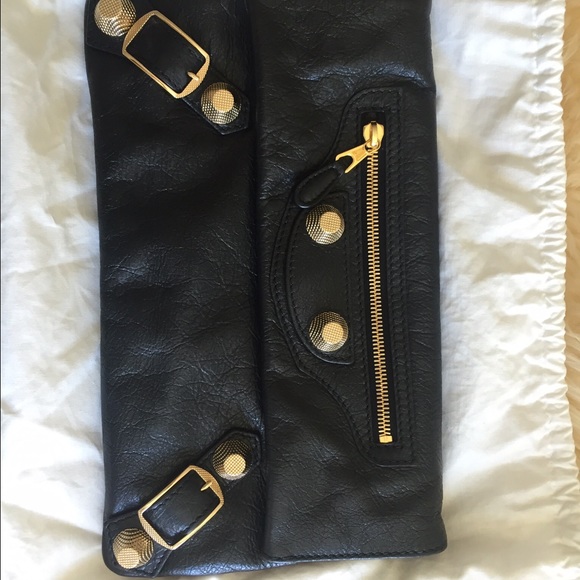balenciaga giant gold clutch - Picture 1 of 4