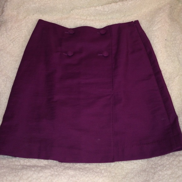 Ann Taylor Loft Purple Skirt