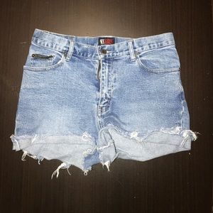 VINTAGE New York and Company cutoff jean shorts