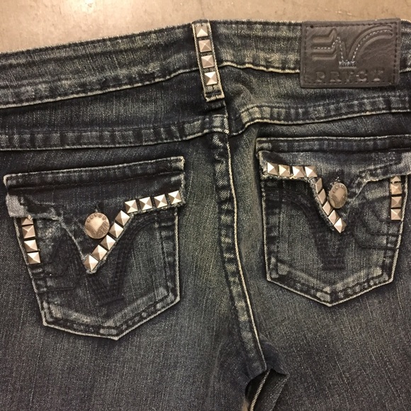 NEW PRIVACY PANT STUDDED SKINNY SLIM PRVCY premium denim jean skinny - Picture 5 of 8