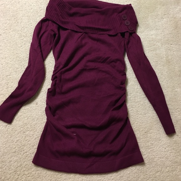 Purple Tunic Sweater