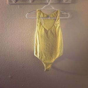 Yellow AA leotard
