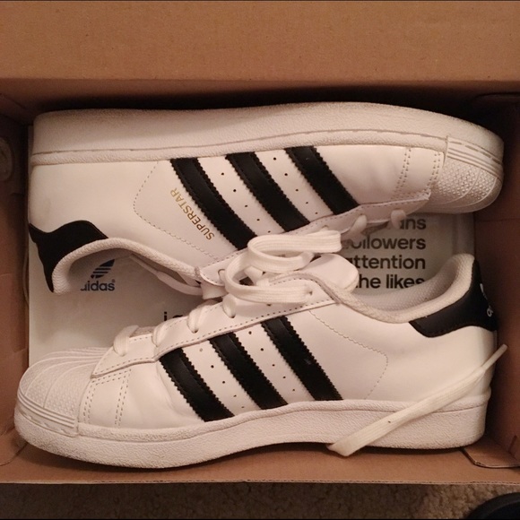 Adidas Superstars with box