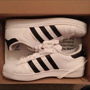 Adidas Superstars with box