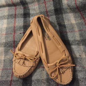 Minnetonka x Jcrew driving moccasins