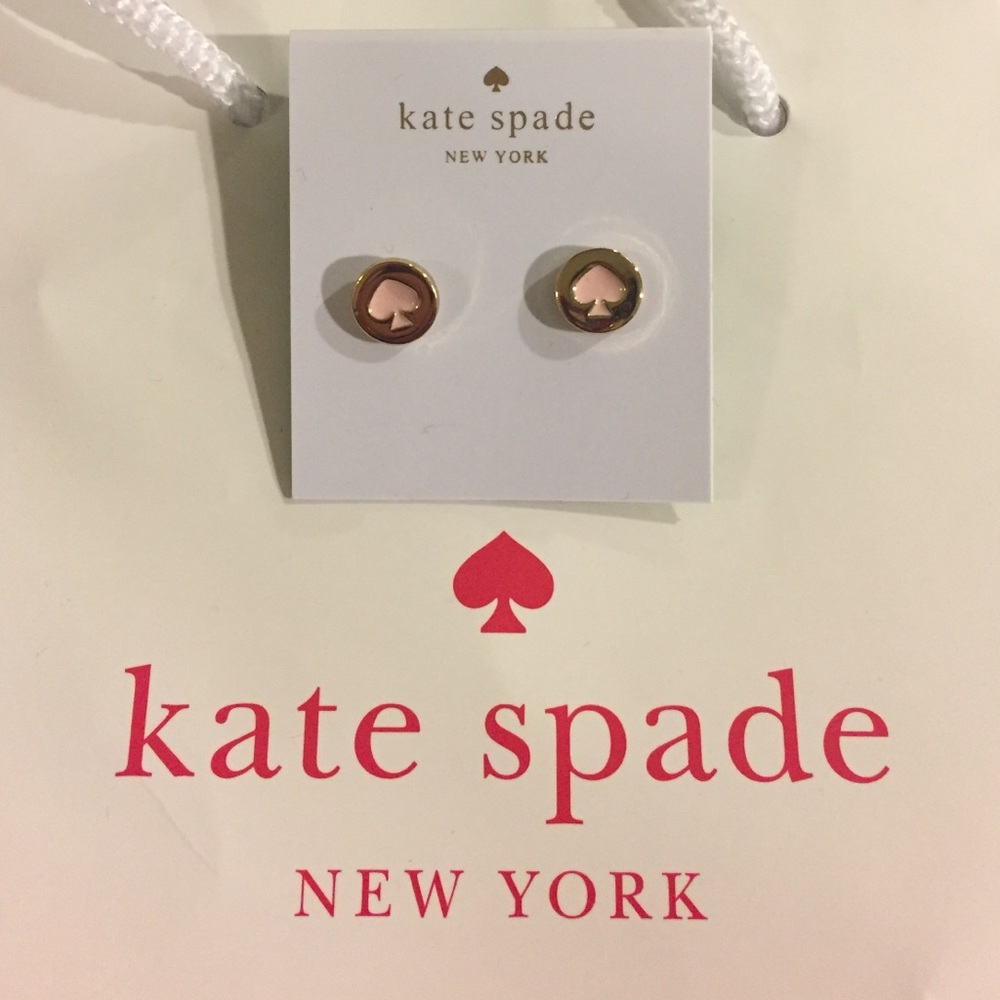 ♠️ NWT Kate Spade Spot the Spade Earrings♠️ - Picture 4 of 4