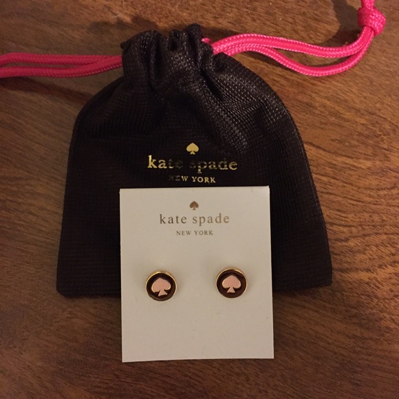 ♠️ NWT Kate Spade Spot the Spade Earrings♠️ - Picture 2 of 4