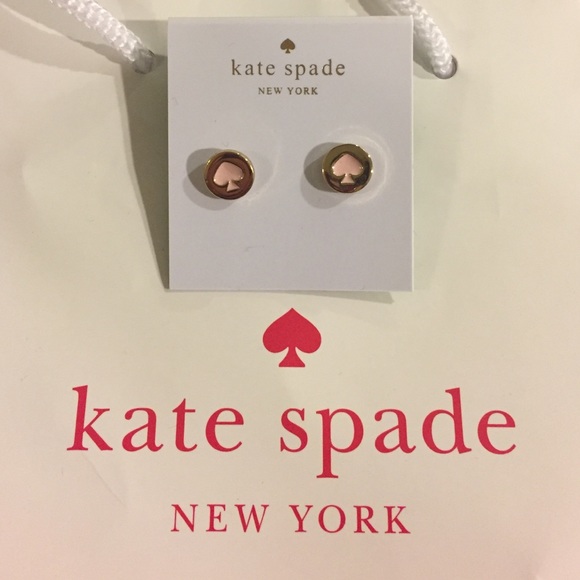 ♠️ NWT Kate Spade Spot the Spade Earrings♠️ - Picture 4 of 4