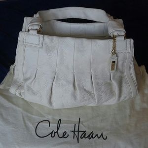 Cole Haan White Leather Handbag