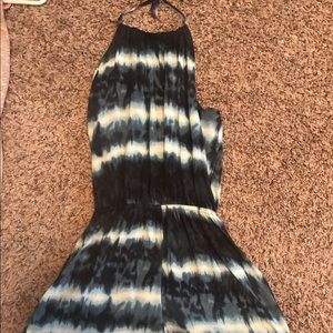 Tie Dye halter romper