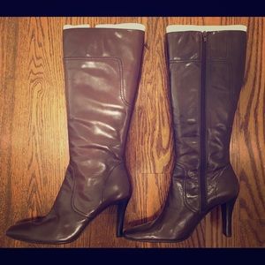 Nine West  brown leather boots